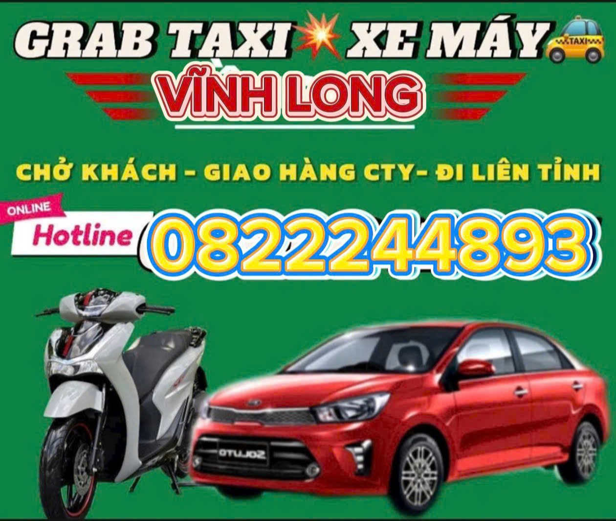 TỔNG ĐÀI ĐẶT XE GRAB TAXI TỈNH VĨNH LONG