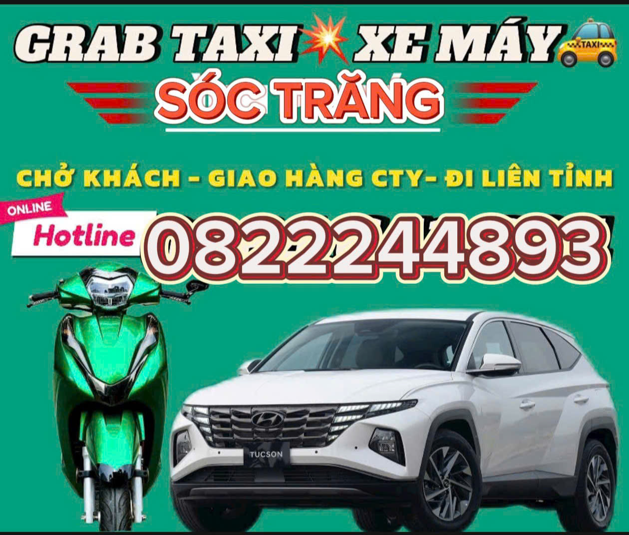 TỔNG ĐÀI ĐẶT XE GRAB TAXI TỈNH SÓC TRĂNG