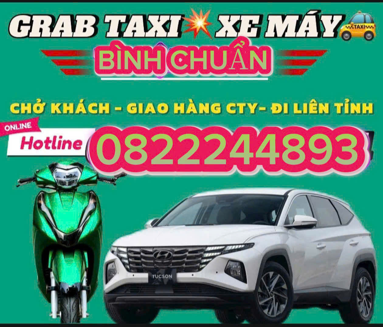TỔNG ĐÀI ĐẶT XE GRAB TAXI BÌNH CHUẨN,THUẬN AN