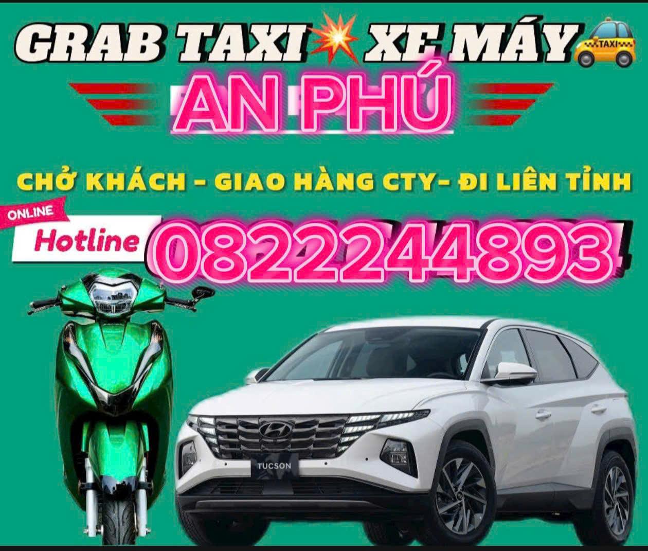 TỔNG ĐÀI ĐẶT XE GRAB TAXI AN PHÚ,THUẬN AN