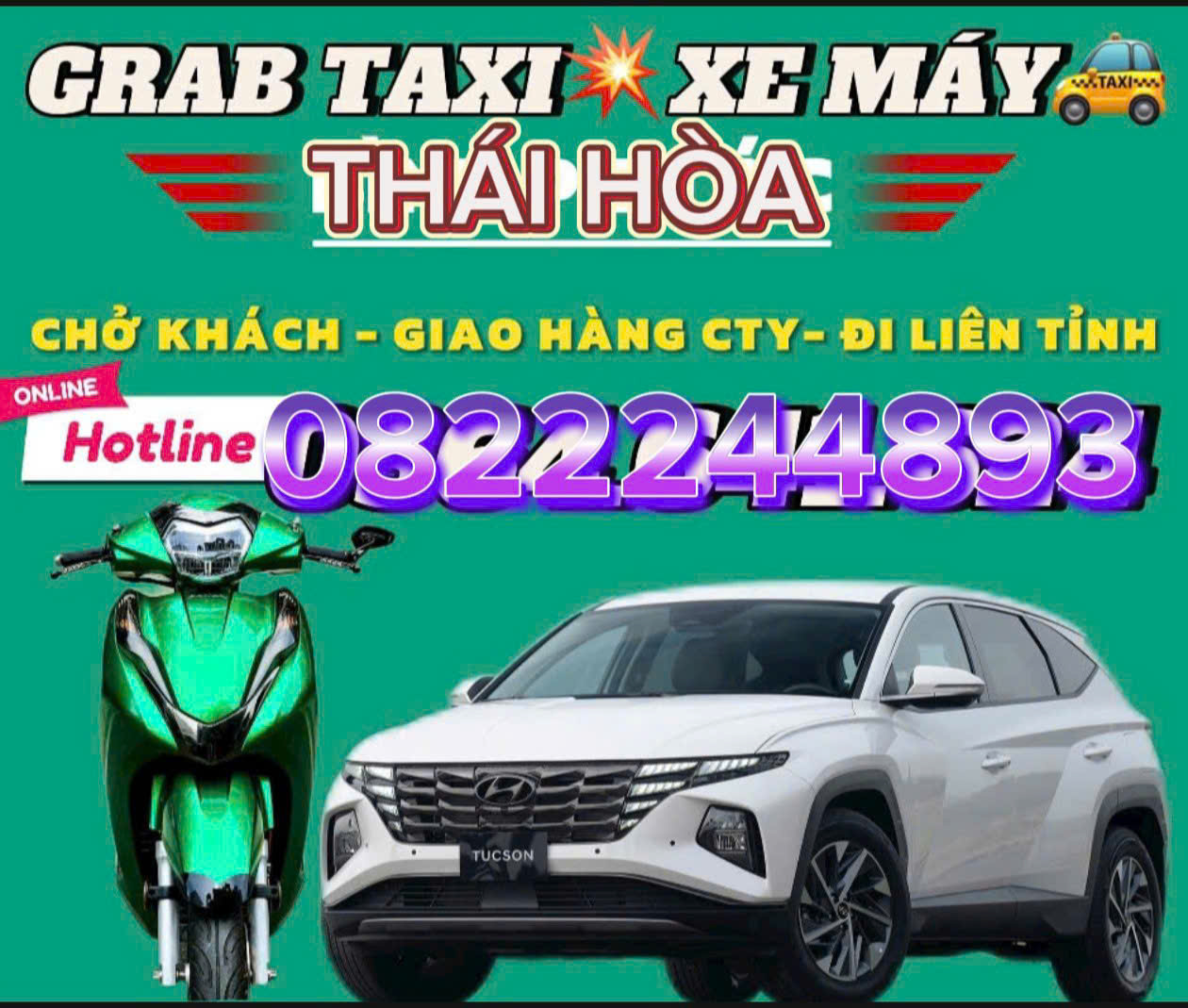 TỔNG ĐÀI ĐẶT XE GRAB TAXI THÁI HÒA TÂN UYÊN