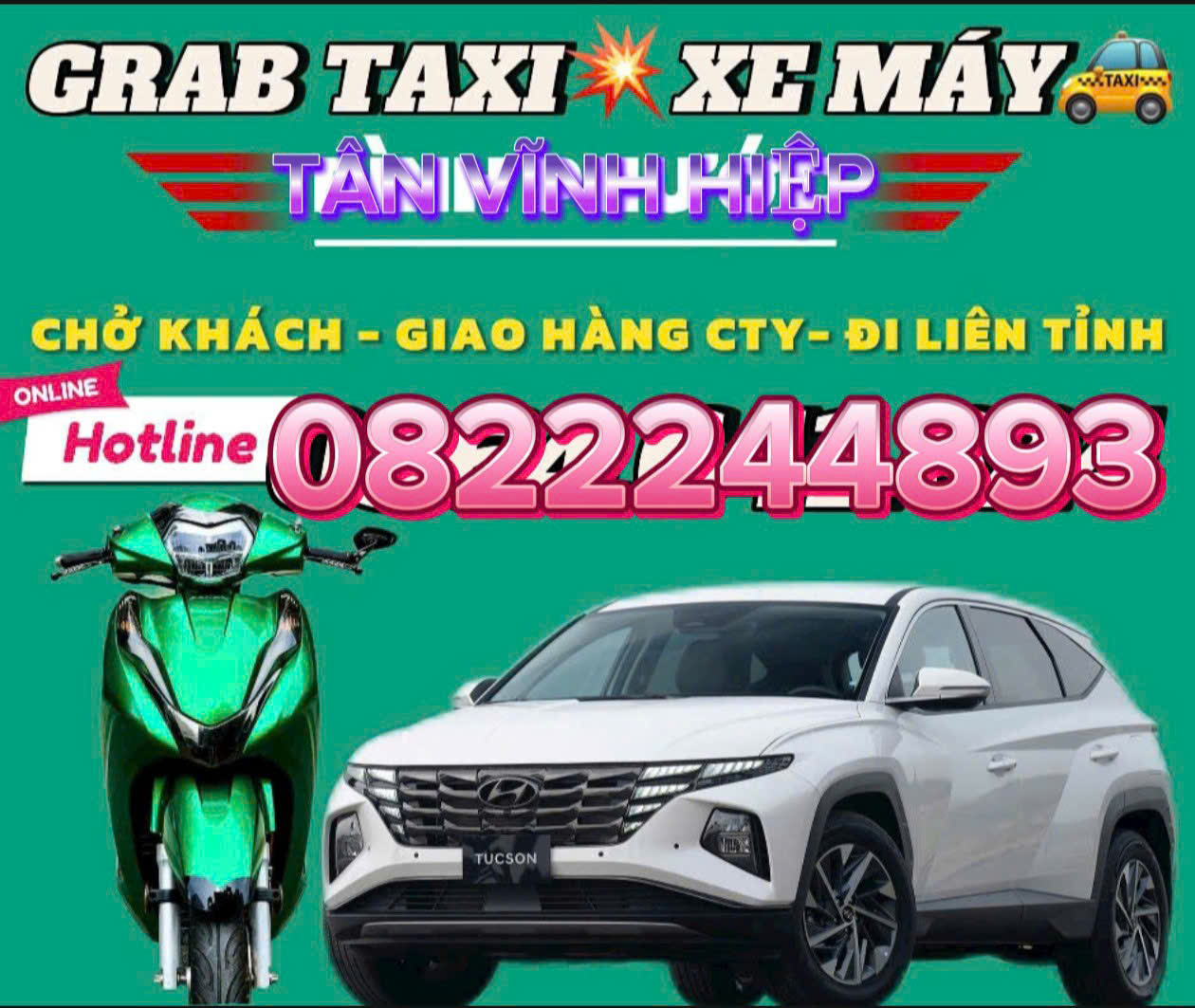 TỔNG ĐÀI ĐẶT XE GRAB TAXI TÂN VĨNH HIỆP TÂN UYÊN