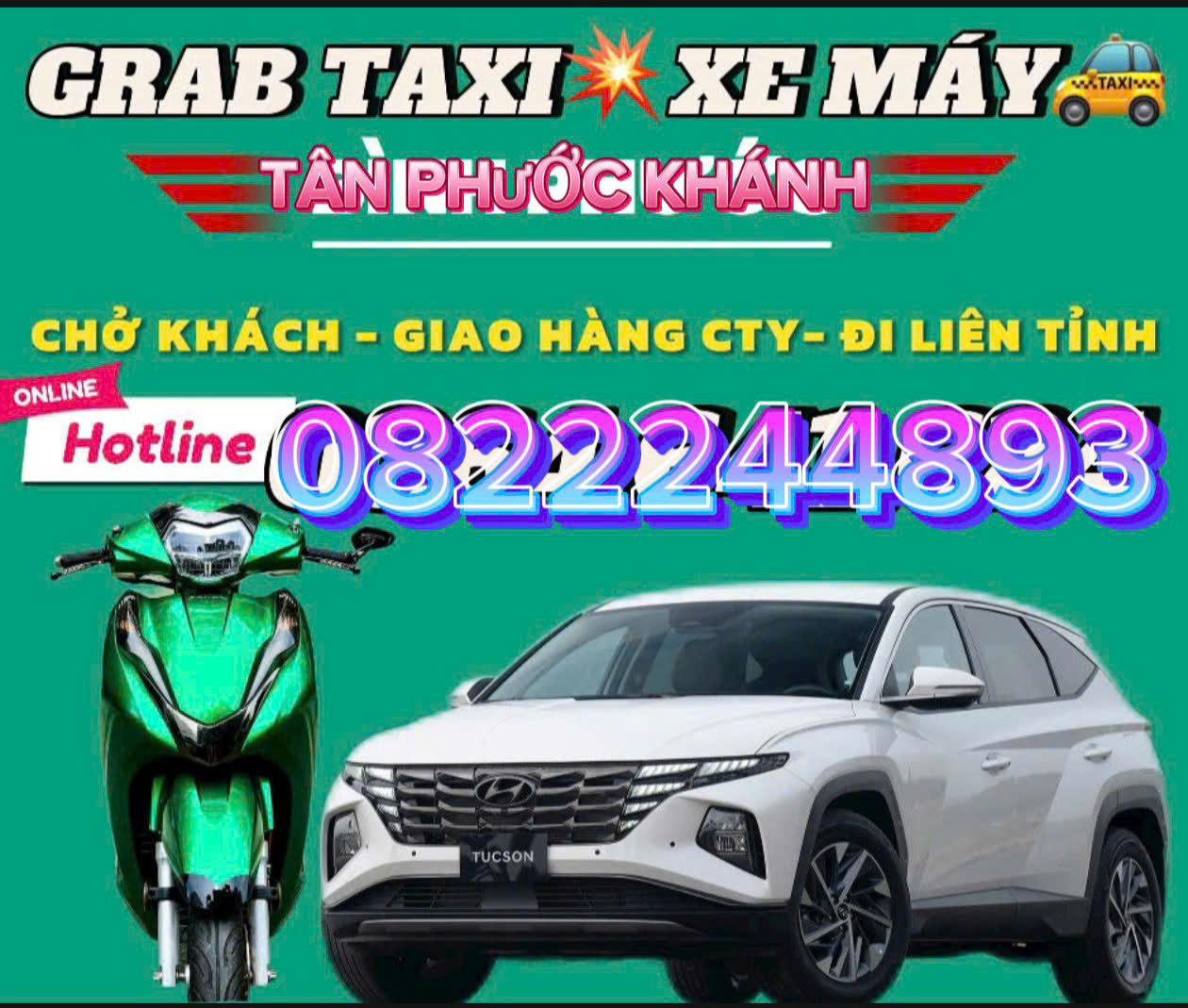 TỔNG ĐÀI ĐẶT XE GRAB TAXI TÂN PHƯỚC KHÁNH TÂN UYÊN