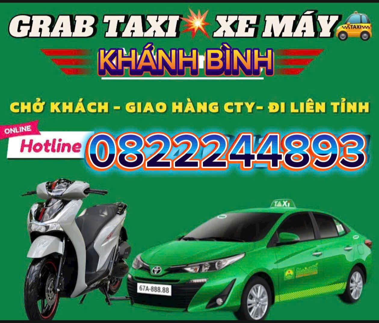TỔNG ĐÀI ĐẶT XE GRAB TAXI KHÁNH BÌNH TÂN UYÊN