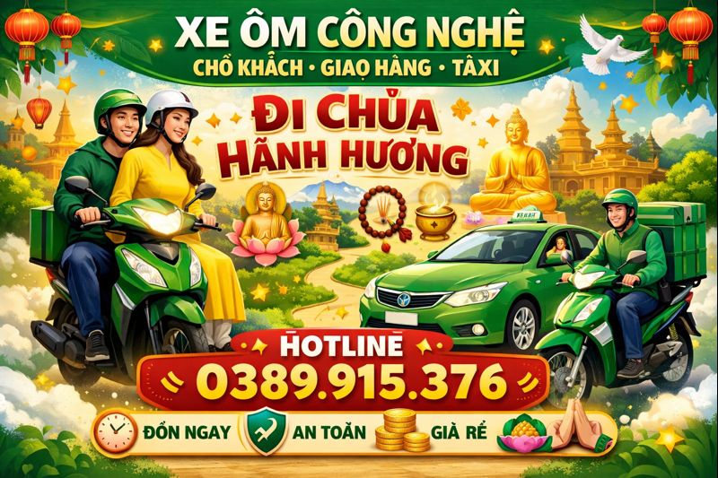 Dịch Vụ Xe Ôm Grab Vĩnh Long ☎️ 0389915376