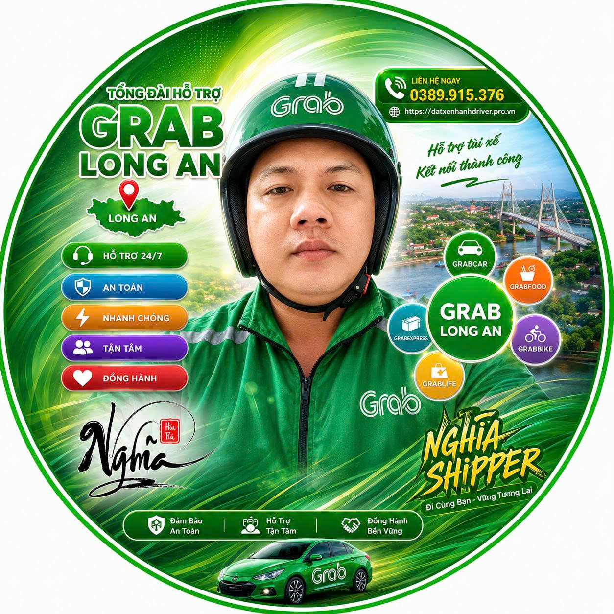 Grab Long An Chuyên Nghiệp – Xe Sạch, Giá Minh Bạch