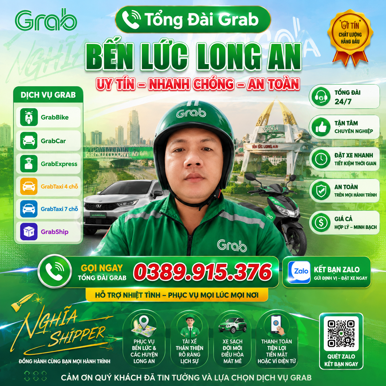 Grab Bến Lức Tây Ninh Đi Long An