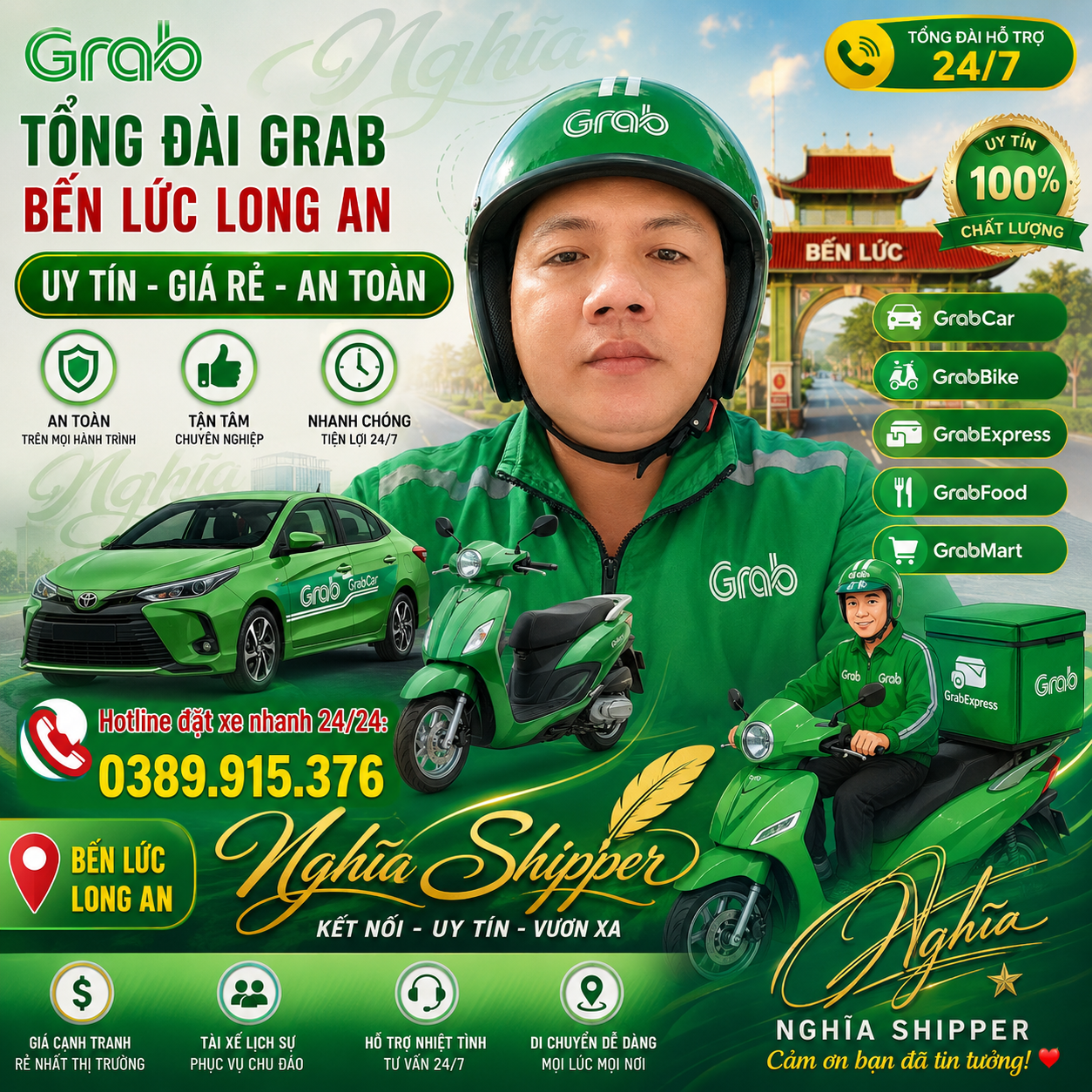 Grab Bến Lức Tây Ninh Giá Cước Mới Nhất
